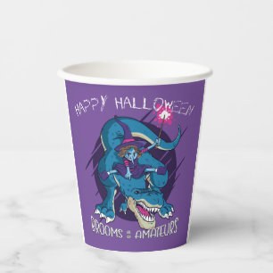 Getuige met T-Rex-illustratie Halloween-partij Papieren Bekers