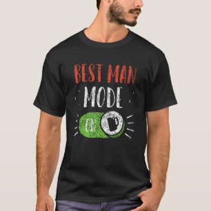 Getuige modus Aan bruidegom team feest vrijgezelle T-shirt