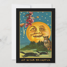  getuige over maanbloedige tekstuitnodiging kaart