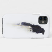 "Getuige" - Raven in Wintersneeuw Case-Mate iPhone Case (Achterkant (horizontaal))