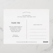 Getuige Vertrouwen FOLIE Dank u Briefkaart (Achterkant)