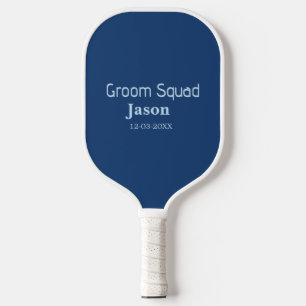 getuige vrijgezellenfeest voeg naam toe modern sim pickleball paddle