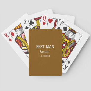 getuige vrijgezellenfeest voeg naam toe modern sim pokerkaarten