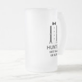 Getuige Zwarte Strikdas Matglas Bierpul (Voorkant rechts)