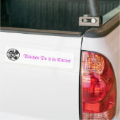 Getuigen doen het in cirkels bumpersticker (Op Truck)
