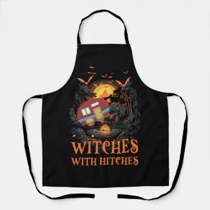 Getuigen met Hitches Halloween Witches Camping Lov Schort