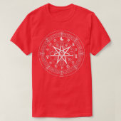 Getuigen Onderteken I occult Wicca Pagan Motif Bla T-shirt (Design voorkant)