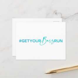 #GetYourBarsRun - Briefkaart