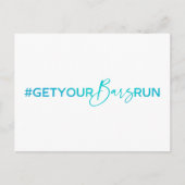 #GetYourBarsRun - Briefkaart (Voorkant)