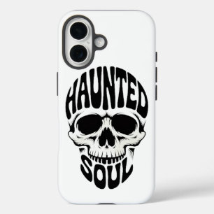Getypte Bezeten Ziel Schedel iPhone 16 Hoesje