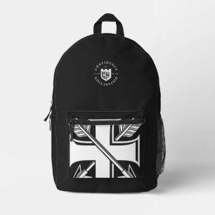 GEUEE Vintage Knight-serie Bedrukte Rugzak