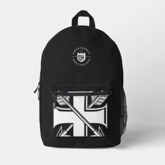GEUEE Vintage Knight-serie Bedrukte Rugzak