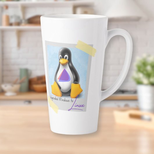 Geüpgraded Windows Endevour OS Tux Latte Mok