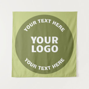 Geüploade Logo of ontwerp & bewerkbare tekst Elke  Wandkleed