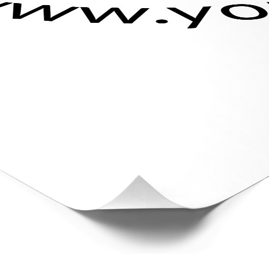 Geüploade QR-code Sjabloon met bewerkbare tekst Perfect Poster (Hoek)