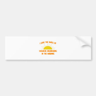 Geur van Chemische Techniek in de Morgen Bumpersticker