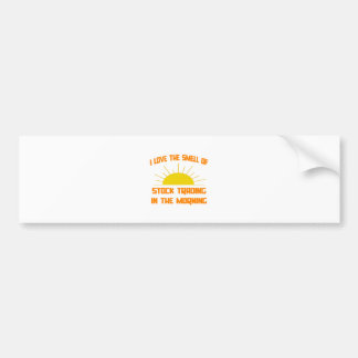 Geur van de aandelenhandel in de ochtend bumpersticker
