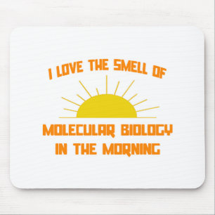 Geur van de moleculaire biologie in de ochtend muismat