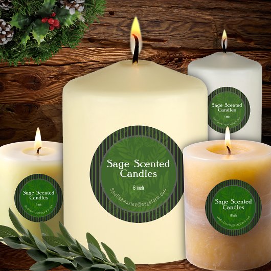 Geur van Sage Ronde Sticker