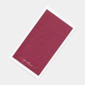 geurig kleurelegant script servet (Hoek)