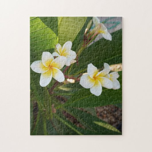Geurige Frangipani Bloemen Legpuzzel (Verticaal)