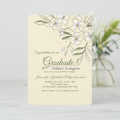 Geurige Jasmine uitnodiging (Staand voorkant)