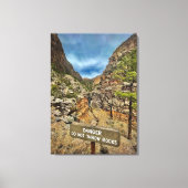 gevaar canvas afdruk (Voorkant)