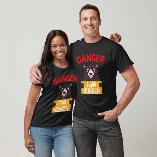 Gevaar dat ik een knuffel ben t-shirt (Unisex)