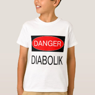 Gevaar - Diabolik Grappig T-Shirt Mok Hoed Tas Sch