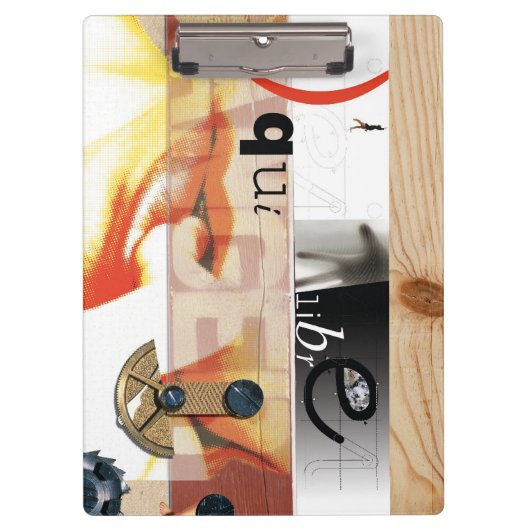 Gevaar - Digitale Collage Art - Klembord (Voorkant)