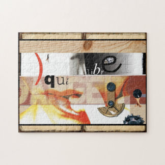 Gevaar - Digitale Collage Art - Puzzle Legpuzzel