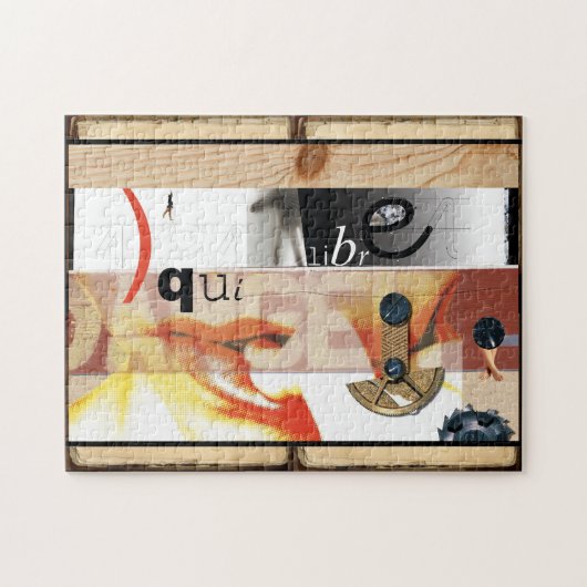 Gevaar - Digitale Collage Art - Puzzle Legpuzzel (Horizontaal)