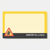 Gevaar DJs aan het werk Post-it® Notes (Voorkant)