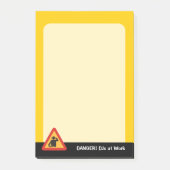 Gevaar DJs aan het werk Post-it® Notes (Voorkant)