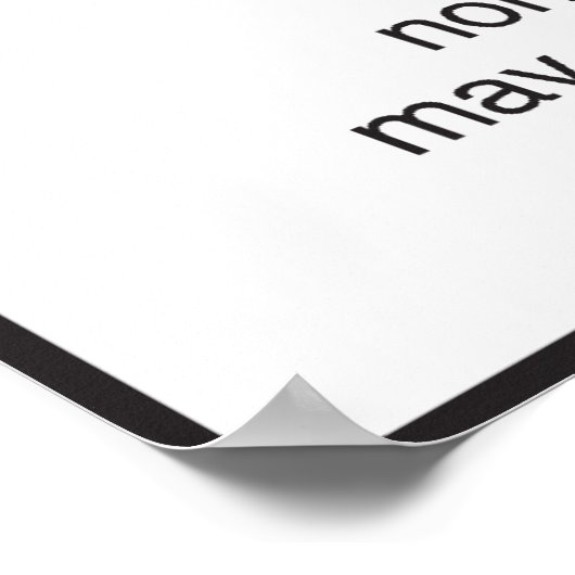 Gevaar! Eccentrisch Poster (Hoek)