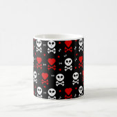 Gevaar Enge schedels Patroon Koffiemok (Center)