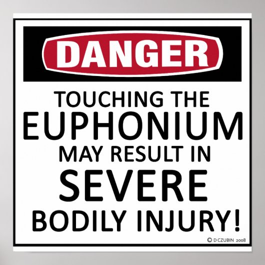 Gevaar Euphonium Poster (Voorkant)