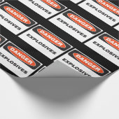 Gevaar: Explosieven Cadeaupapier (Hoek)