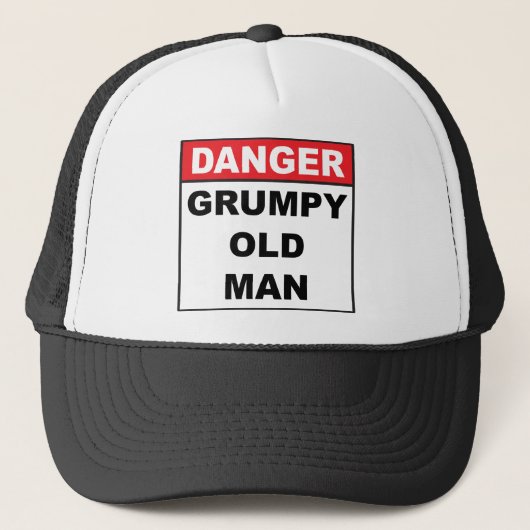 Gevaar: Grumpy Old Man Trucker Pet (Voorkant)