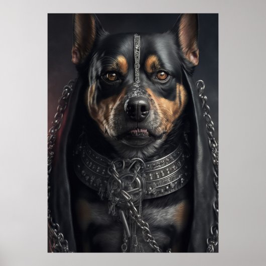 Gevaar Hond Poster (Voorkant)