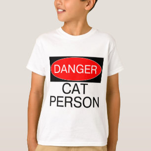 Gevaar - Kat Mens Fun T-Shirt Mok Hoed Schort