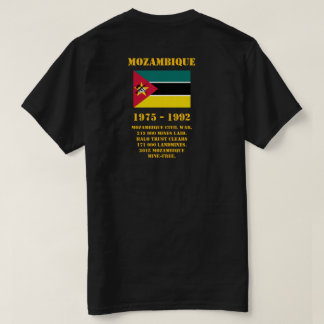 Gevaar Landmijnen, Mozambique T-shirt