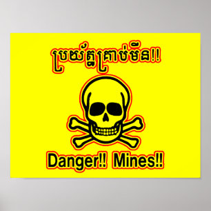 Gevaar Mijnen Poster