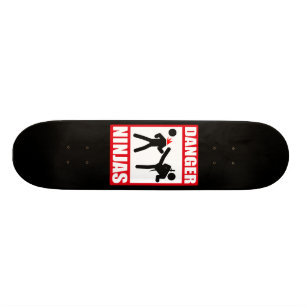 Gevaar Ninja's Skateboard