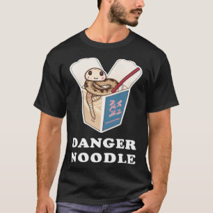 Gevaar Noodle Snake Kinder Slangen Meme Ball Pytho T-shirt