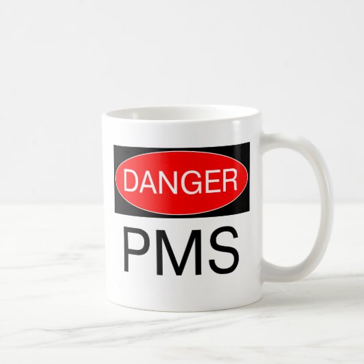 Gevaar - PMS Funny T-Shirt Mok Pet Bag Mousepad (Rechts)