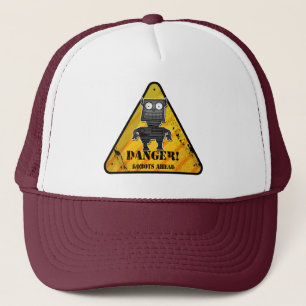 Gevaar! Robots Vooruit Trucker Pet