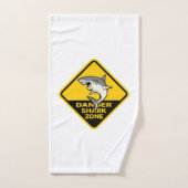 Gevaar Shark Zone Bad Handdoek (Handdoek)