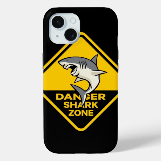 Gevaar Shark Zone Case-Mate iPhone Case (Achterkant)