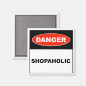 Gevaar, Shopaholic - Magneet (Voorkant / Achterkant)